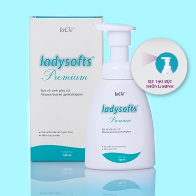 BỌT RỬA PHỤ KHOA LADYSOFTS PREMIUM 250ML